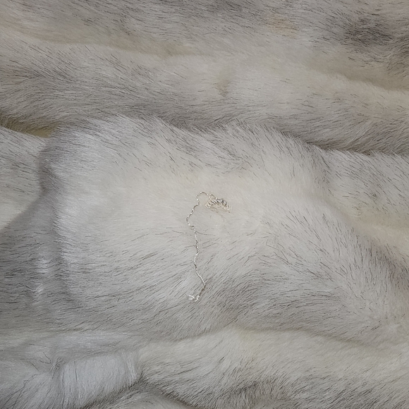 EUC FAUX FOX FUR 3/4 Lenght Coat By Jordache Size 11/12 - Picture 10 of 10